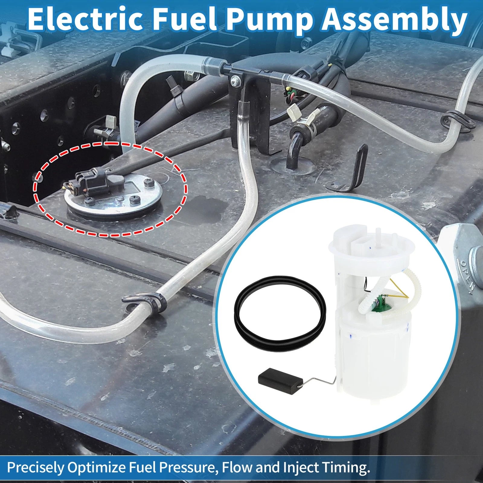 Electric Fuel Pump Assembly No.E8424M for Volkswagen Golf Jetta Beetle (1999–2005)
