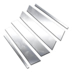 Diamond Grade 6pc Stainless Steel Pillar Post Covers for 2014-19 BMW 328d Wagon