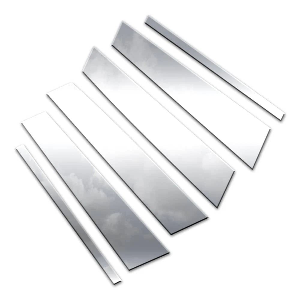 Diamond Grade 6pc Stainless Steel Pillar Post Covers for 2014-19 BMW 328d Wagon