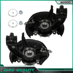 2X Front Steering Knuckle & Wheel Hub Bearings for Honda Accord (2013–2016)