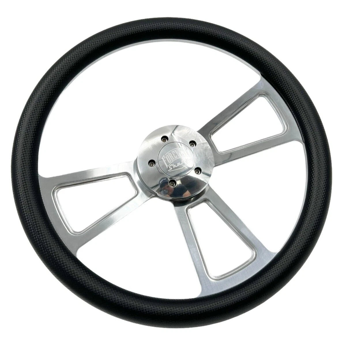 18 Inch Steering Wheel Carbon Fiber Vinyl Wrap for Peterbilt Kenworth (2005–2015)