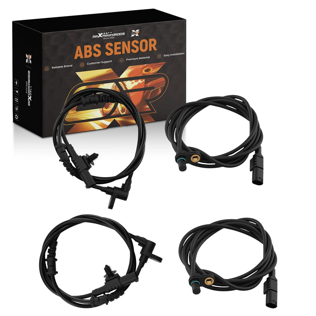 Set of 4 ABS Wheel Speed Sensors for Dodge Sprinter 2500 (2007–2018)