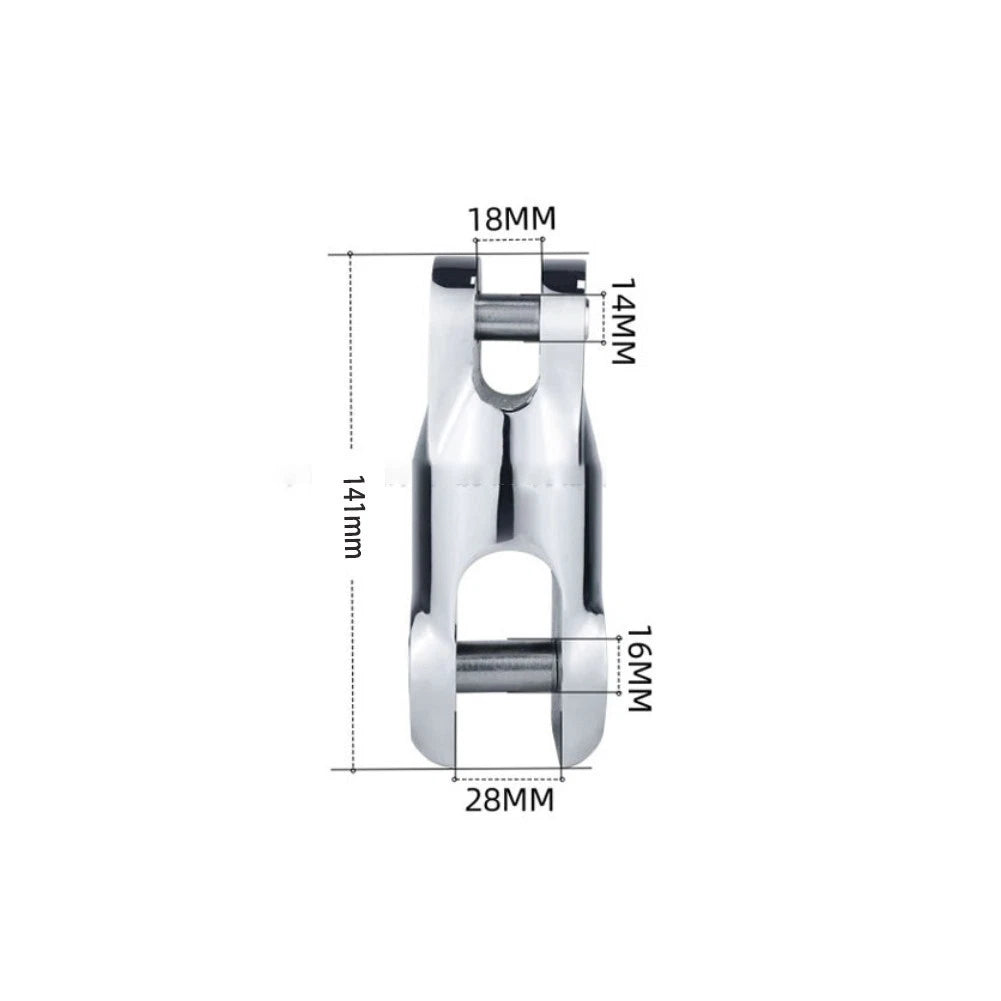 Chain Swivel Connector 14mm 16mm 316 Stainless Steel for Marine Use