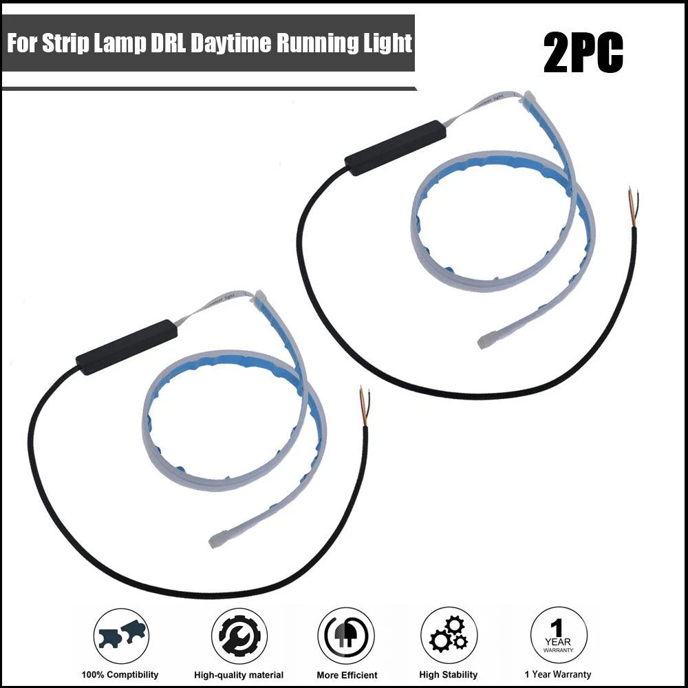 2X LED Strip Lamp for Car Daytime Running Light (Universal)