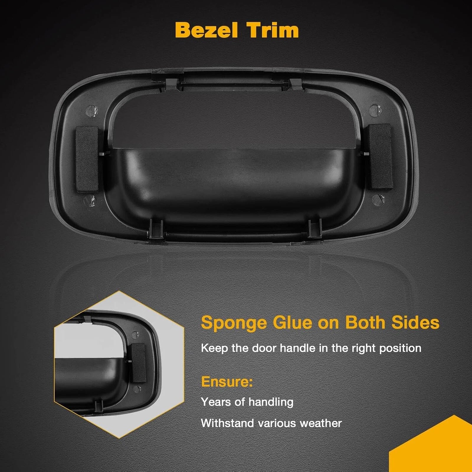 Tailgate Handle & Bezel for Chevrolet Silverado GMC Sierra (1999-2007)