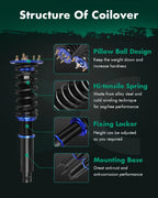 Coilovers Kit for Honda Accord (2008–2012) - Adjustable Height Shocks