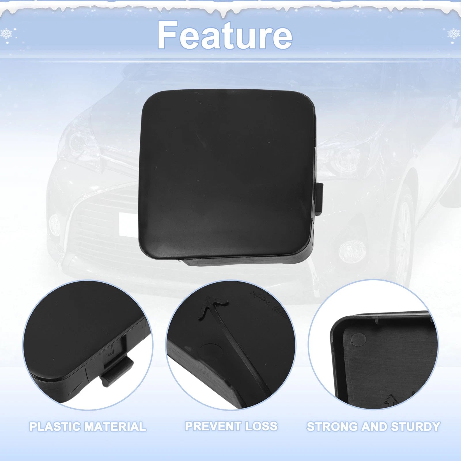 Tow Hook Cover Cap for Toyota RAV4 (2019–2025) No. 5243842901