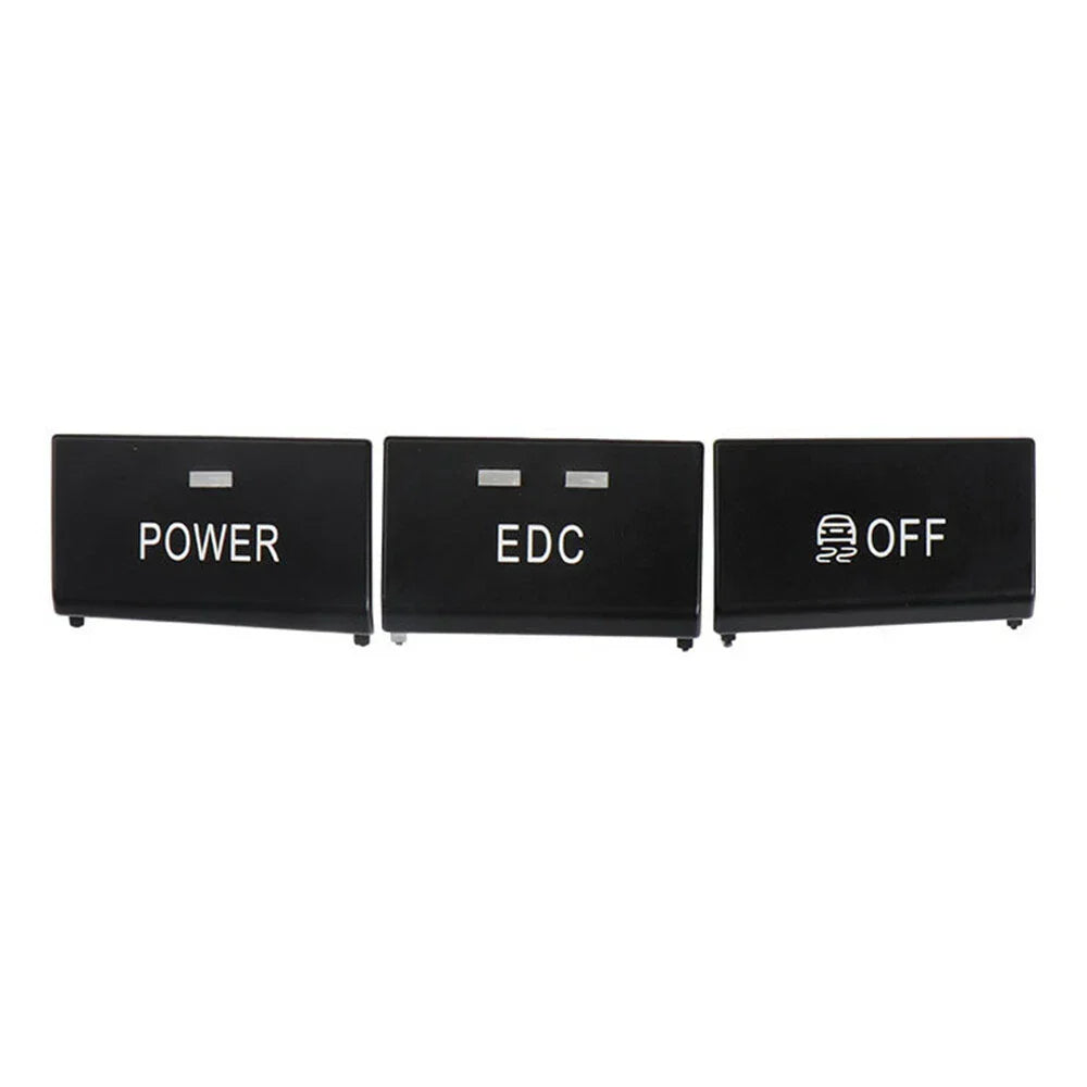 3 x Center Console Switch Button Caps for BMW E90 E92 E93 M3 (2005-2012)