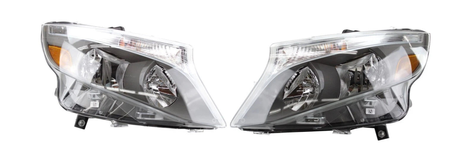 Set of 2 Hella Front Left & Right Headlight Assemblies Halogen for Mercedes W447
