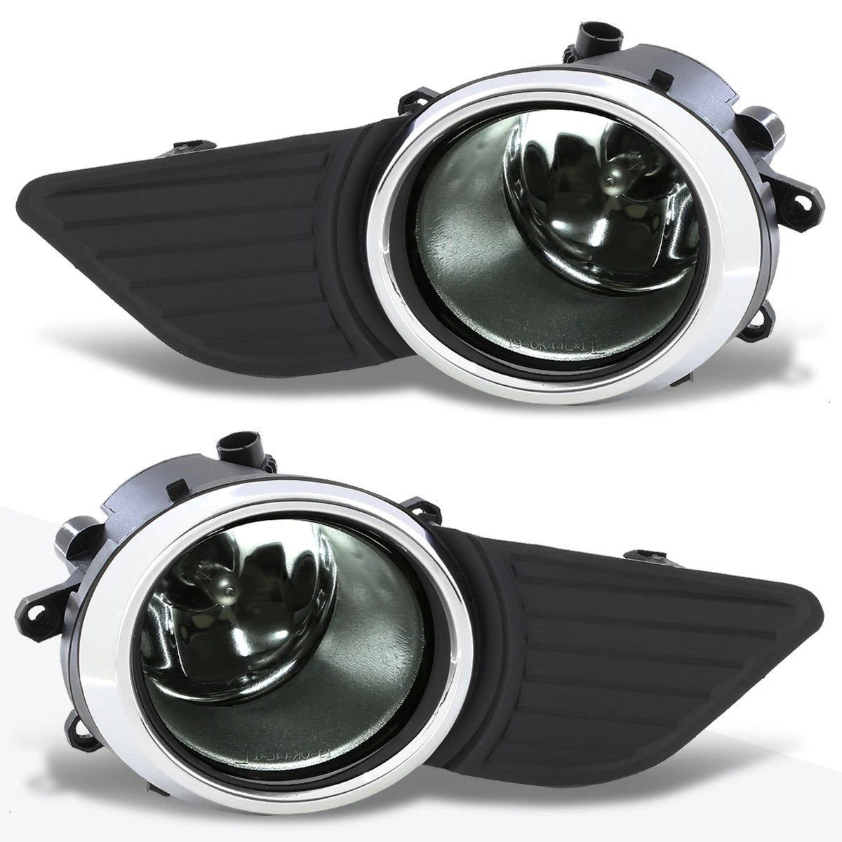Set of 2 Chrome Housing Amber Corner Signal Headlights for Chevy Impala (2000–2005)