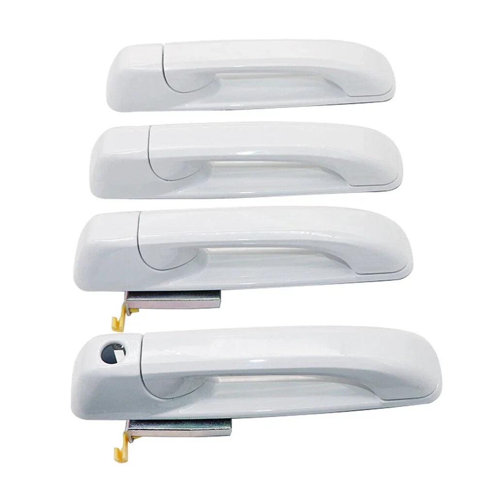 Bright White Door Handles for Dodge Ram 1500 2500 3500  - 4x
