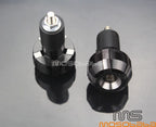 7/8" Titanium Handle Grips Bar Ends for Honda Suzuki Yamaha BMW Ducati
