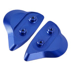 Aluminum Mirror Block Off Plates for Yamaha YZF R6 R7 (2017–2024) - Blue