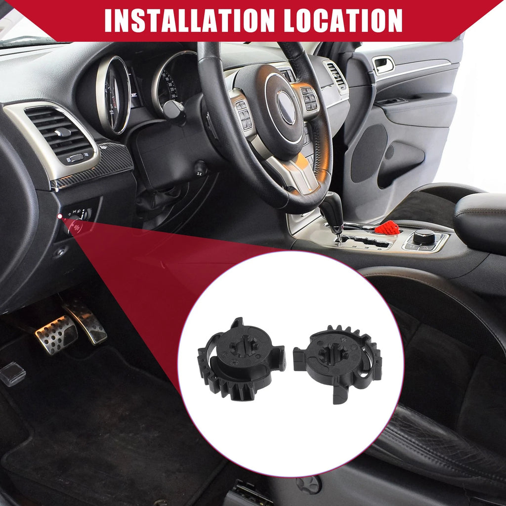 Set of 2 HVAC Blend Door Actuator Gears for Dodge Durango (2011–2023) No.68214880AA