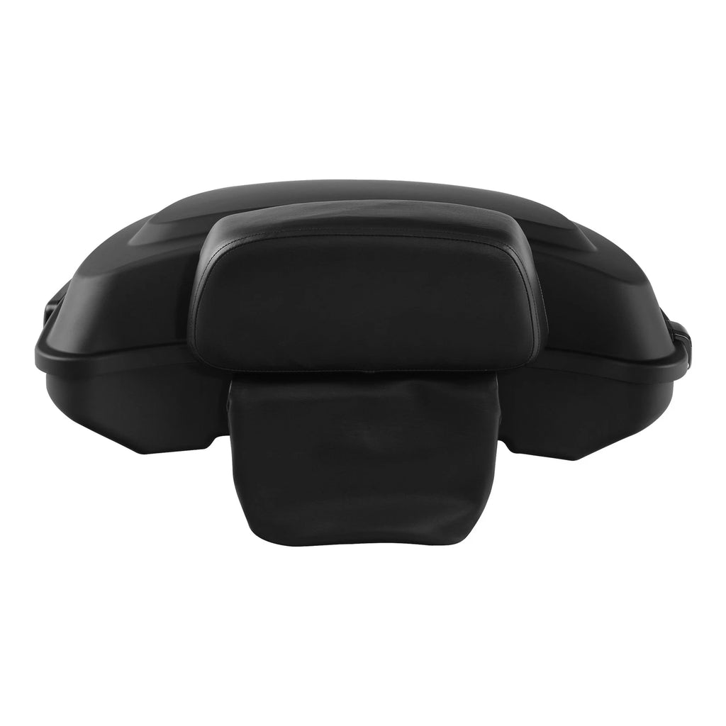 Matte Black Razor Trunk Backrest Mounting Rack for Harley Touring (2014–2026)