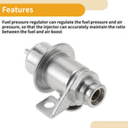 Fuel Pressure Regulator for Chevrolet Cavalier (2003–2004) No.PR286 Metal 20-70 Psi