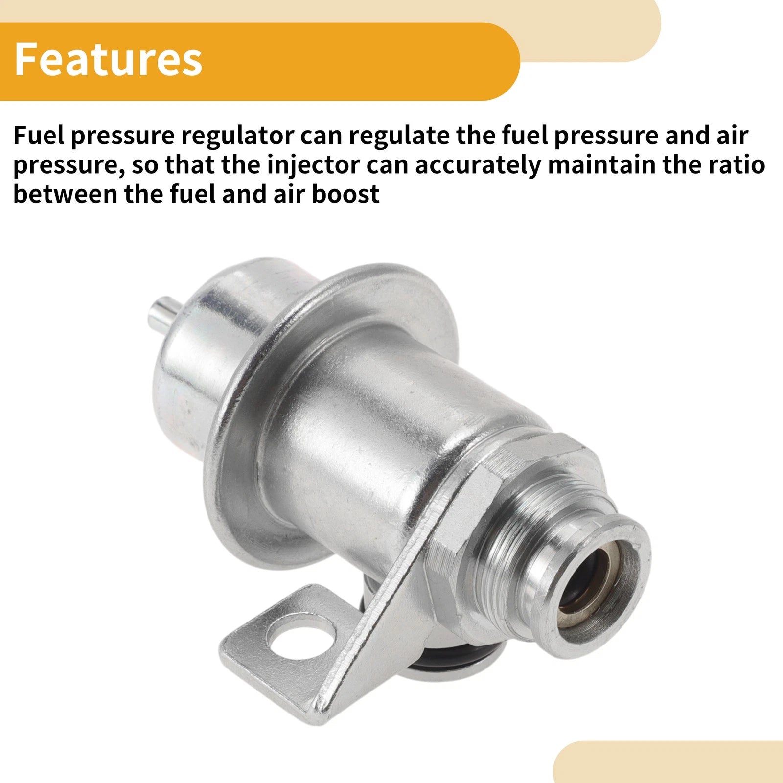 Fuel Pressure Regulator for Chevrolet Cavalier (2003–2004) No.PR286 Metal 20-70 Psi