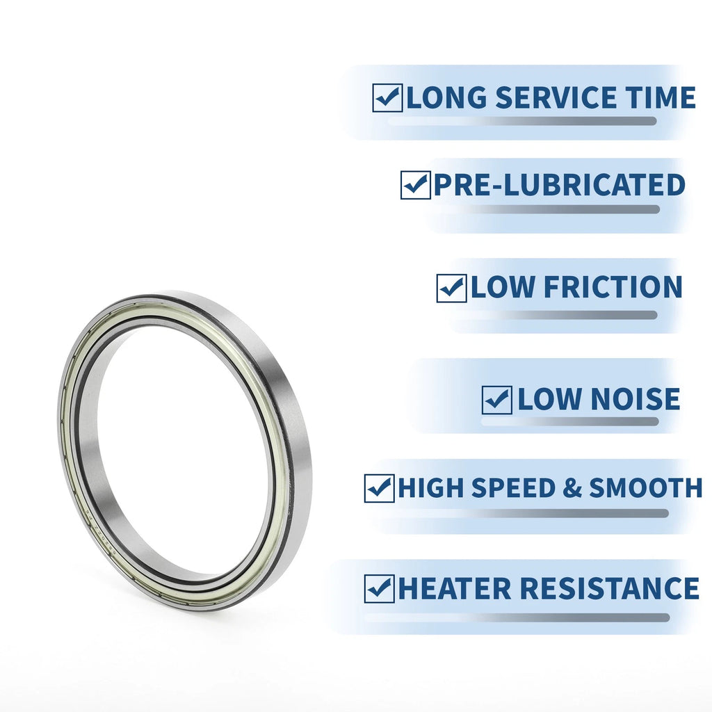 Deep Groove Ball Bearing 6820ZZ for Scooter Skateboard (100x125x13mm)