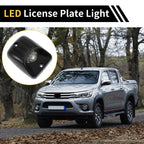 2X License Plate Light Tag Lamp for Toyota Tacoma (1995–2004) Clear Lens