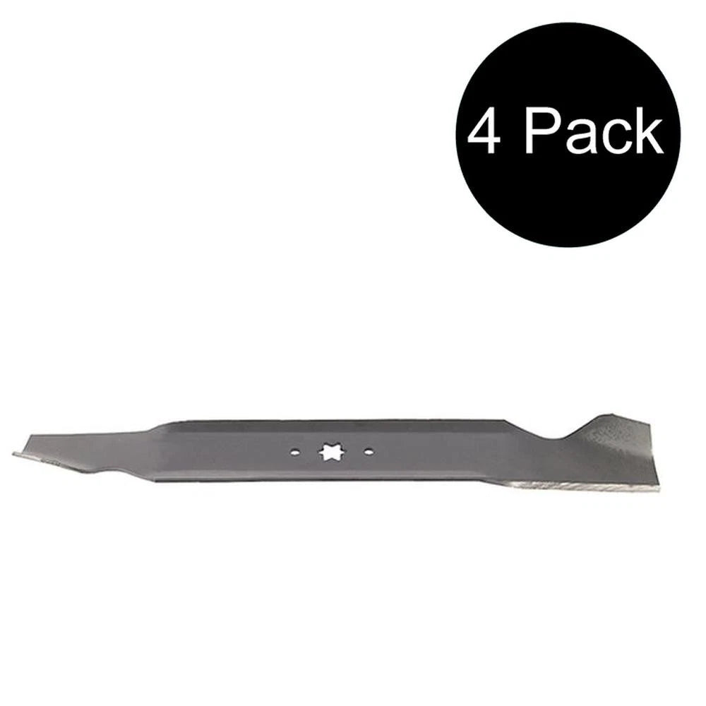 Set of 4 Hi Lift Standard Mower Blades for Rotary (Replaces 14058)