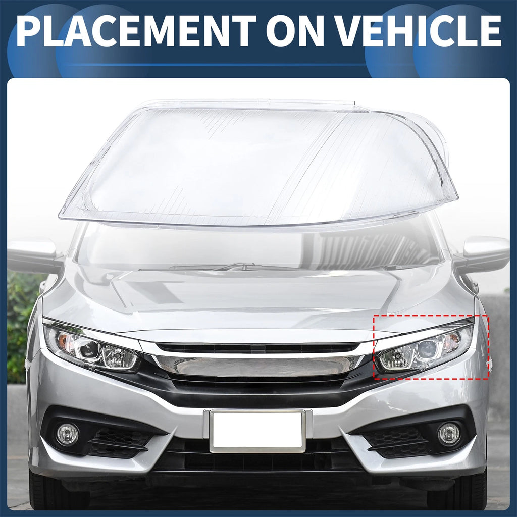 Front Left Headlight Lens Cover for Volkswagen Passat B5.5 (2001–2005) No. 3B7941017F