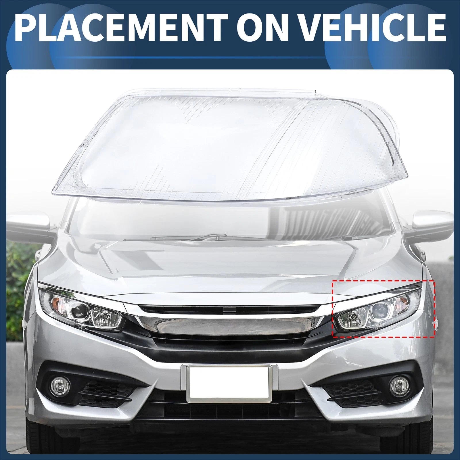 Front Left Headlight Lens Cover for Volkswagen Passat B5.5 (2001–2005) No. 3B7941017F