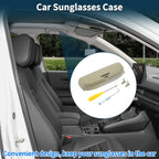 Sunglasses Case for BMW 1 Series F20 Eyeglasses Holder Storage Beige