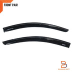 Weather Shield Window Visor Rain Guard for Mitsubishi Triton MQ MR (15-23)