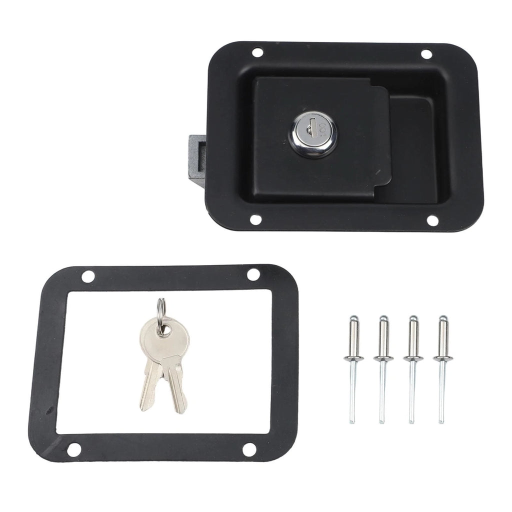 RV Cabinet Lock with Key and Fixed Rivet Set for Enhanced Stability