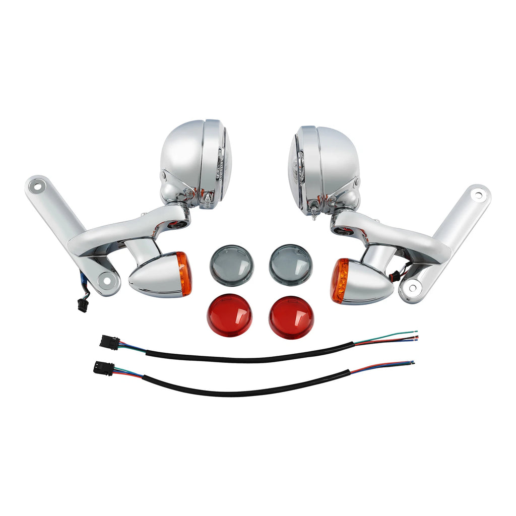 4.5" LED Turn Signal Fog Light Bracket for Harley Electra Glide