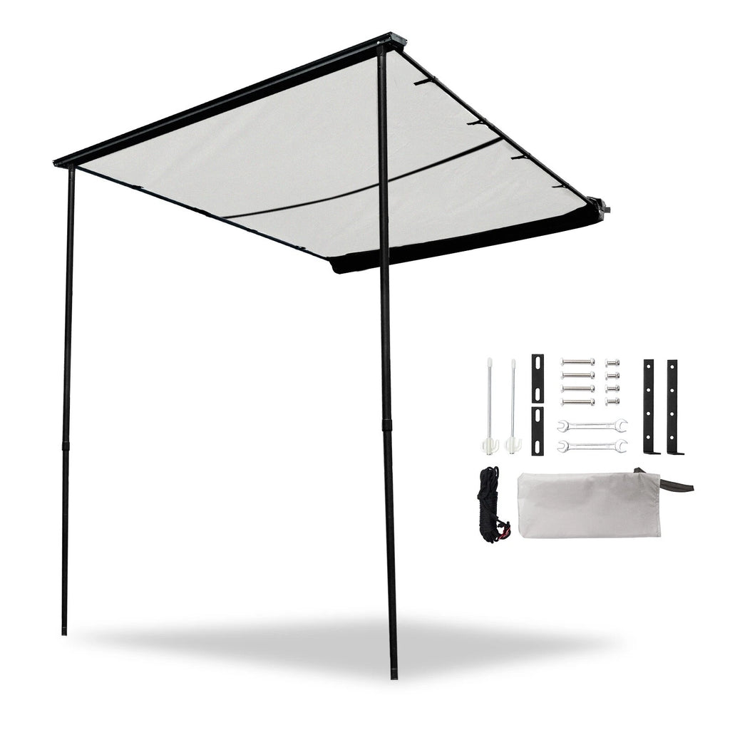 2X Car Side Awning Rooftop Tent 420D Shelter Shade for SUV