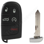 Smart Remote Key Fob for Chrysler 200 300 Dodge Challenger (2015–2017)