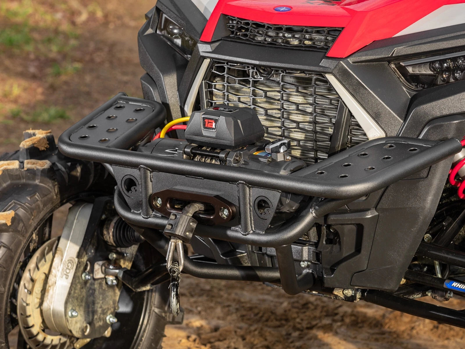 SuperATV RZR Winch-Ready Front Bounty Bumper for RZR (See Fitment)