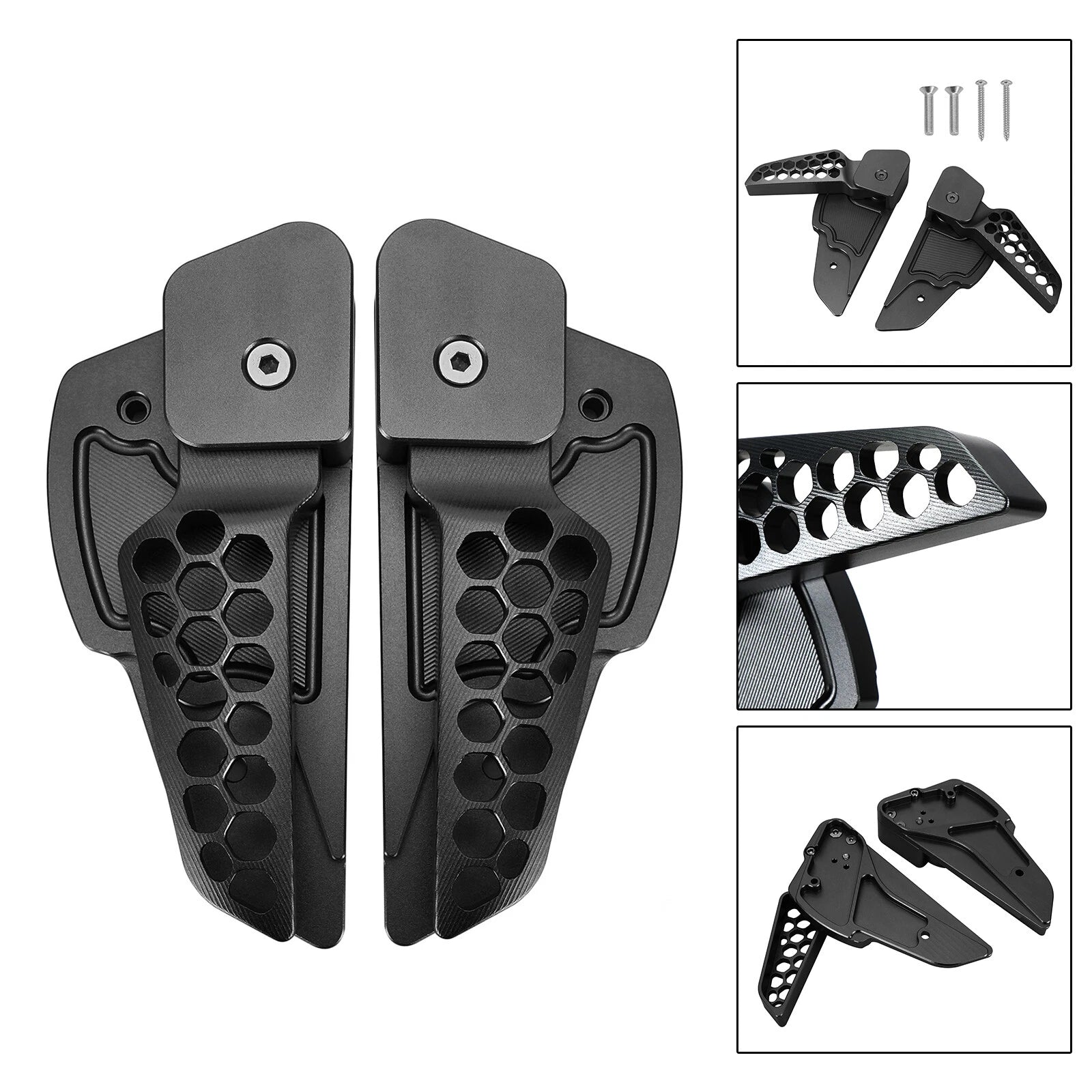 Rear Footrests Foot Pegs for Vespa Primavera/Sprint 125 150 (2017–2020)