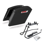 Matte 5" Stretched Saddlebag Conversion Bracket for Harley Softail (1986–2017)