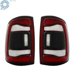 Black Tail Light for Dodge Ram 2500 (2019–2022) LED Left + Right Side