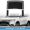Set of 2 Headlight Trim Bezels for Mitsubishi Outlander (2022–2024)