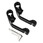 1 1/4" Long Angled Adjustable Highway Footpeg Mount for Harley