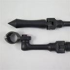 HTTMT Black Stick Foot Peg for Honda Yamaha Suzuki Kawasaki (1.5")