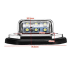 6LED License Plate Signal Tail Lamp for Car Boat Truck (12V 24V)