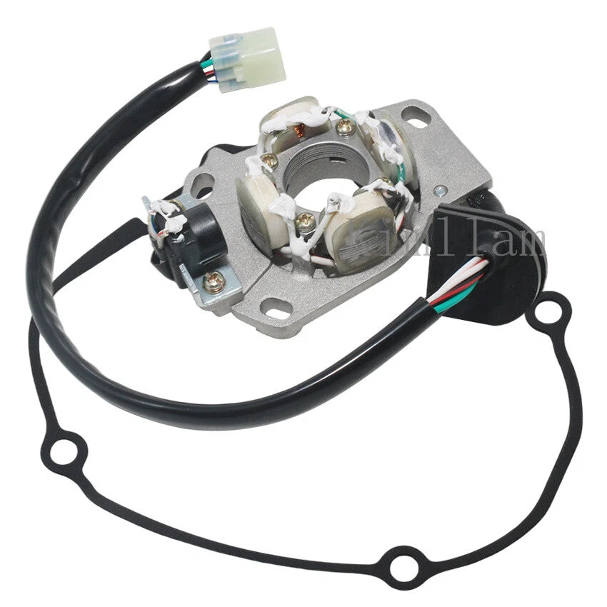 Magneto Stator Coil + Cover Gasket for Yamaha YZ125 (2006–2021), YZ125X (2017–2022)