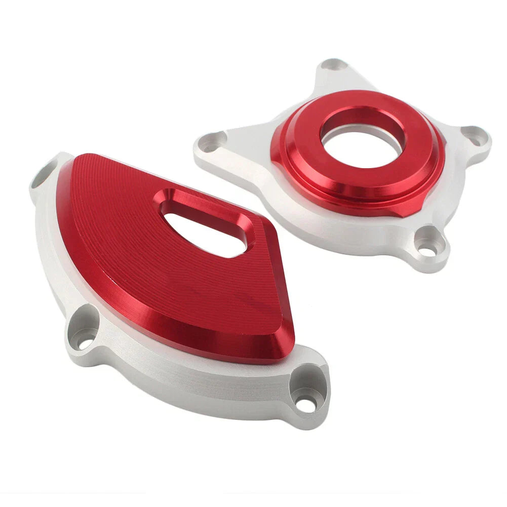 Red Engine Case Protector Cover Set for Kawasaki Z900 (2016-2019)