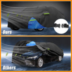 Waterproof Car Cover for Toyota Camry (Oxford Cloth, Black/Blue)