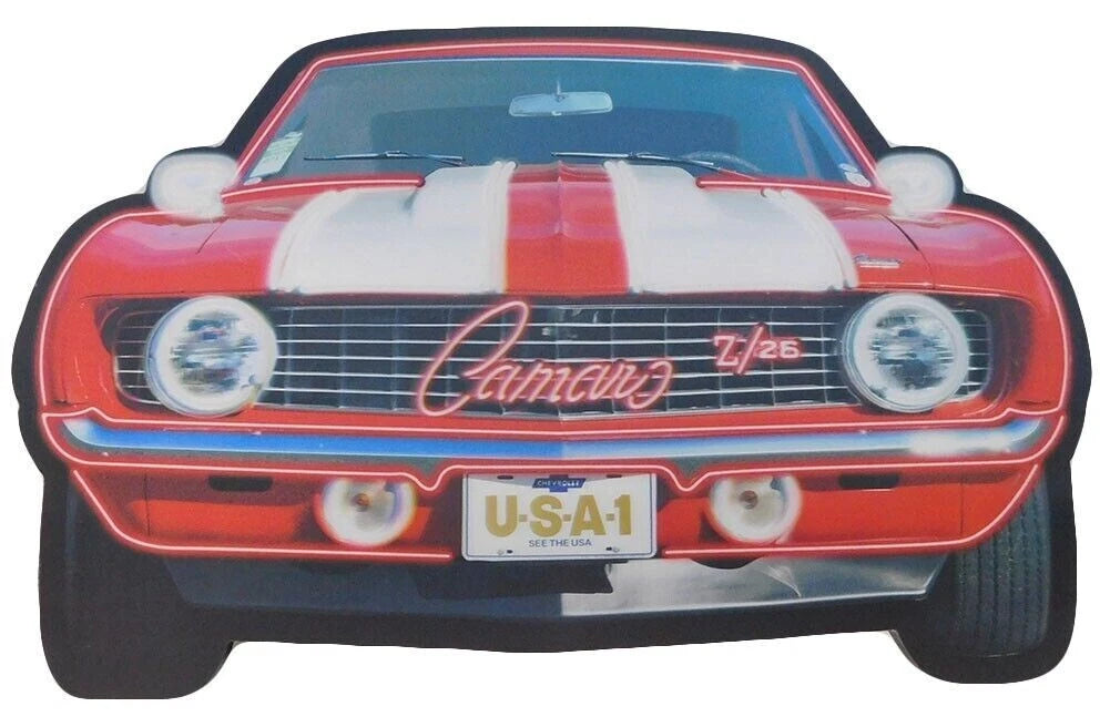 Lenticular 3-D Wooden Sign for Chevy Camaro Z/28 (MS484, 473580)