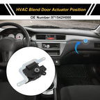 HVAC Heater Blend Door Actuator for Hyundai Elantra (2007–2012) No. 971542H000