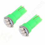 10Pcs 3SMD 3014 LED T5 74 Interior Dashboard Gauge Wedge Light Bulb