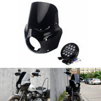 LED Headlight & Fairing Windshield Set for Harley Softail Low Rider (2018-2023)