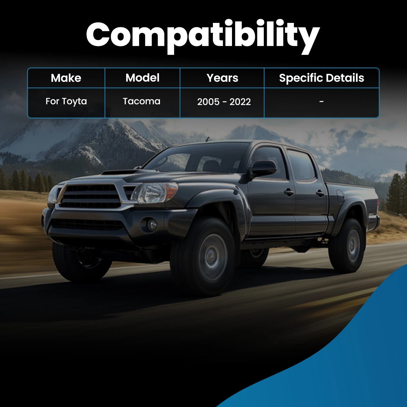 Front Right Sway Bar Link for Toyota Tacoma (2005–2022)