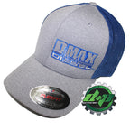 Dmax Duramax Fitted Flex Fit Hat Cap OSFA Blue for Diesel Trucks