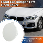 Front Car Bumper Tow Hook Cover for BMW 1 Series F20 Pure White
